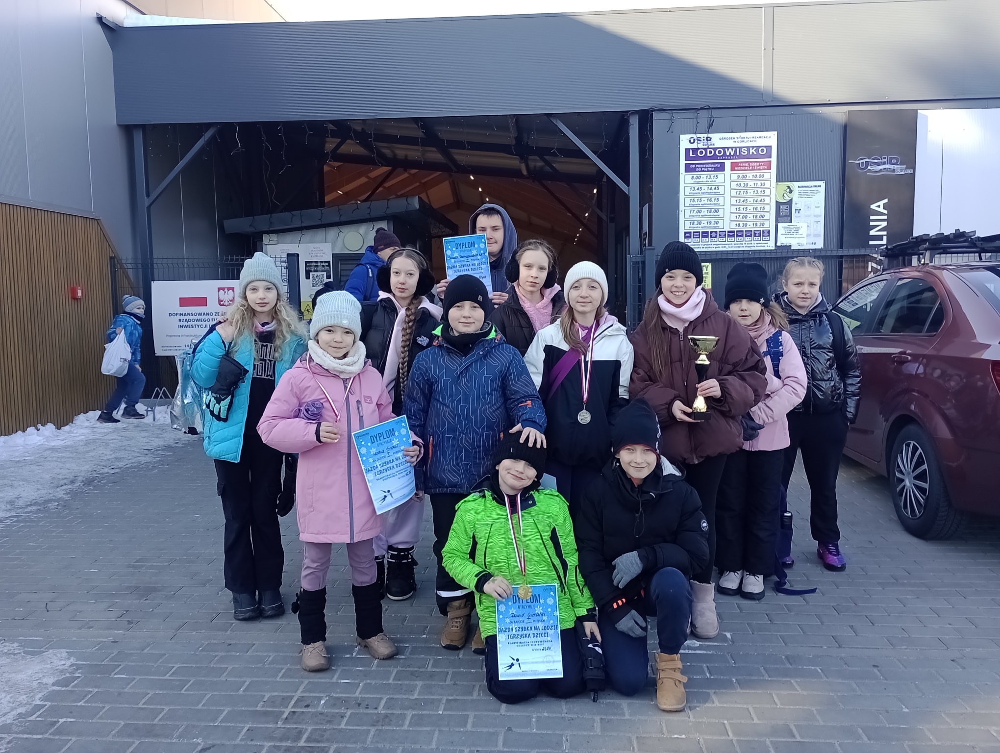 Gorące emocje na lodowisku - nasi na podium!