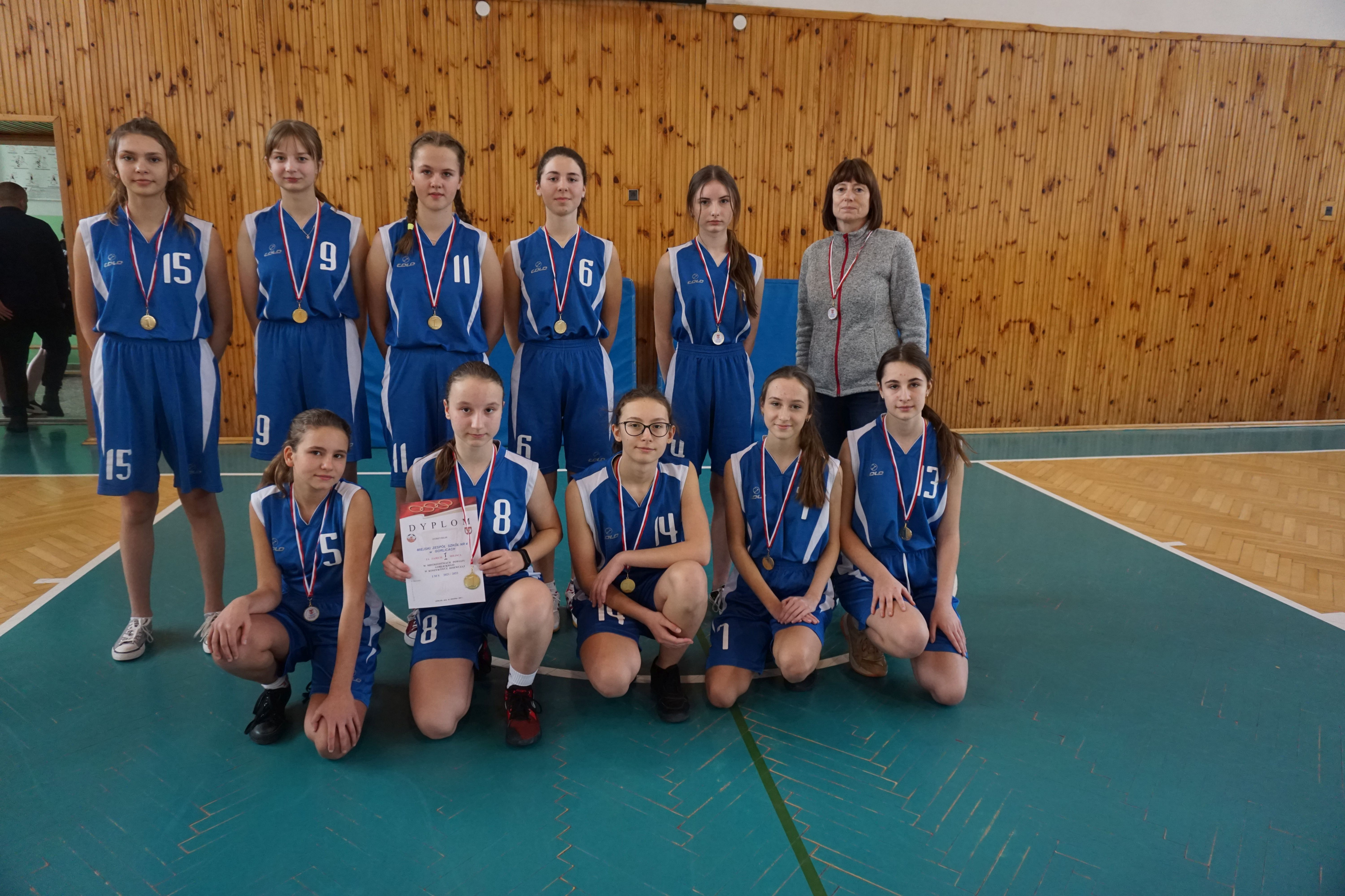 Powiatowe Igrzyska Młodzieży Szkolnej w koszykówce dziewcząt